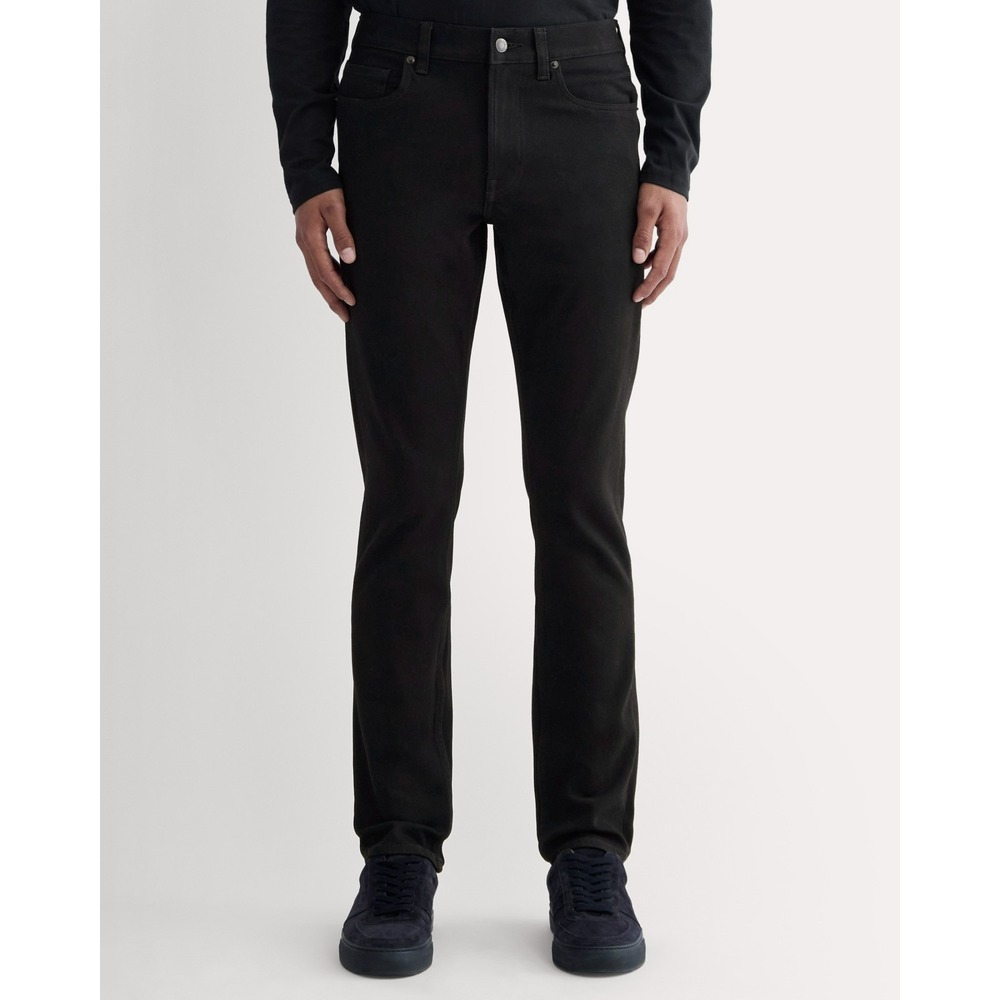 EVERLANE Uniform The Slim 4-Way Stretch Organic Jean in Black Men's Size 36x34